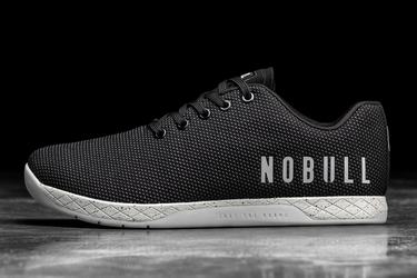 Nobull Superfabric Arctic Men's Trainers Black | Australia (OR7834)